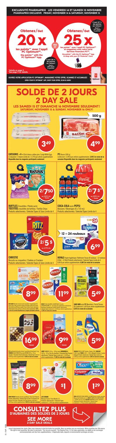 Pharmaprix Flyer November 15 to 20