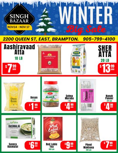 Singh Bazaar Flyer November 14 to 17