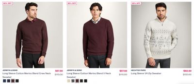 Tip Top Canada Early Access Black Friday Sale: 50% off All Sweaters For A Limited Time