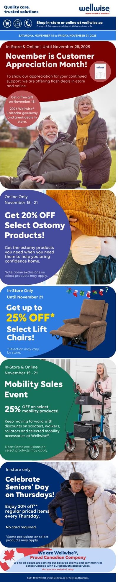 Wellwise By Shoppers Flyer November 15 to 21