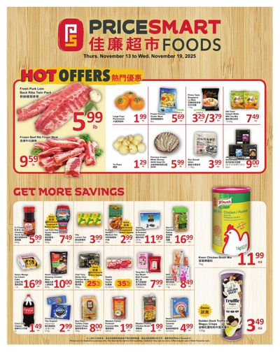 PriceSmart Foods Flyer November 13 to 19