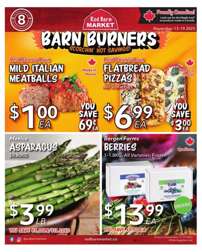 Red Barn Market Flyer November 13 to 19
