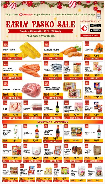 Seafood City Supermarket (ON) Flyer November 13 to 19