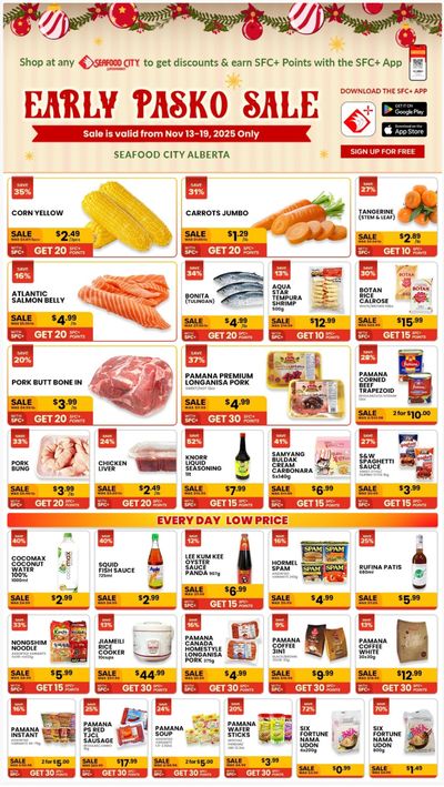 Seafood City Supermarket (AB) Flyer November 13 to 19
