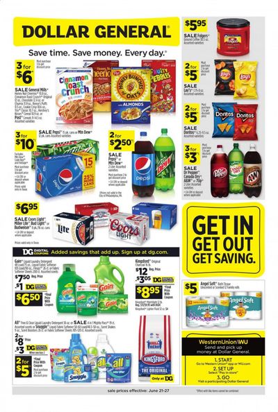 Dollar General Weekly Ad & Flyer June 21 to 27