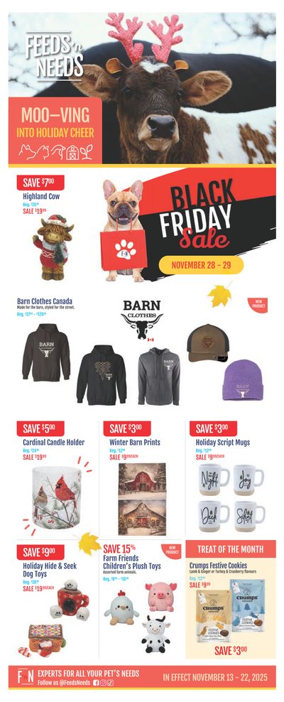ShurGain Feeds'n Needs Flyer November 13 to 22