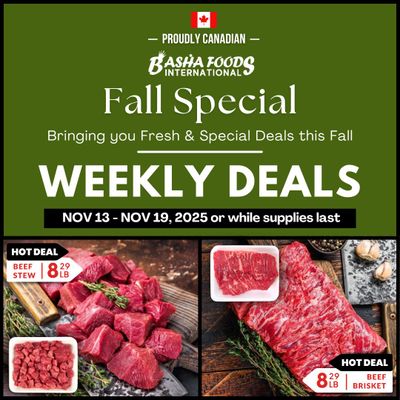 Basha Foods International Flyer November 13 to 19