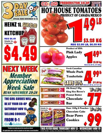 Fredericton Co-op Flyer November 13 to 19