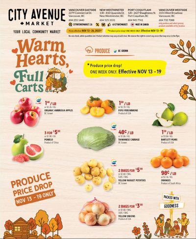City Avenue Market Flyer November 13 to 26