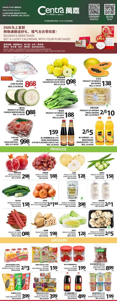 Centra Foods (Aurora) Flyer November 14 to 20