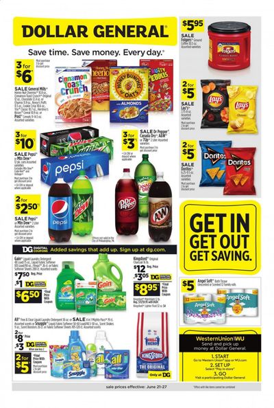 Dollar General Weekly Ad & Flyer June 21 to 27