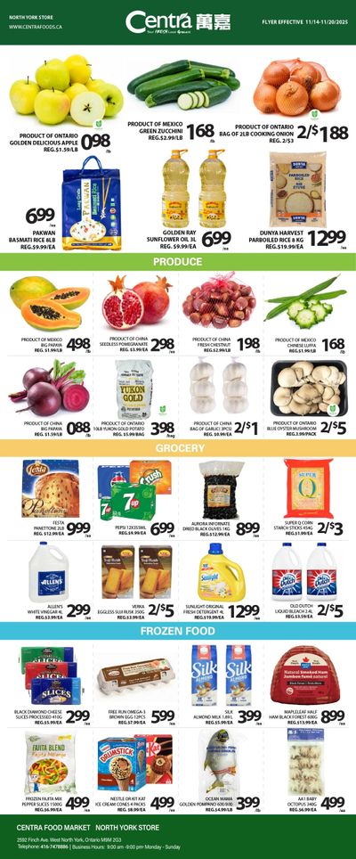 Centra Foods (North York) Flyer November 14 to 20