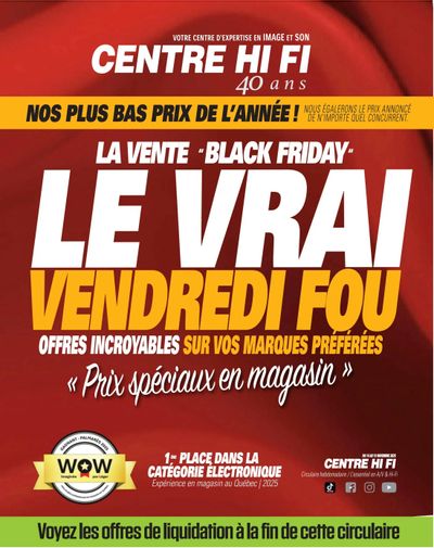 Centre Hi-Fi Flyer November 14 to 20