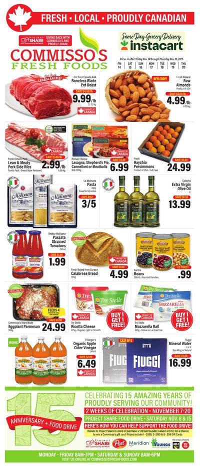 Commisso's Fresh Foods Flyer November 14 to 20