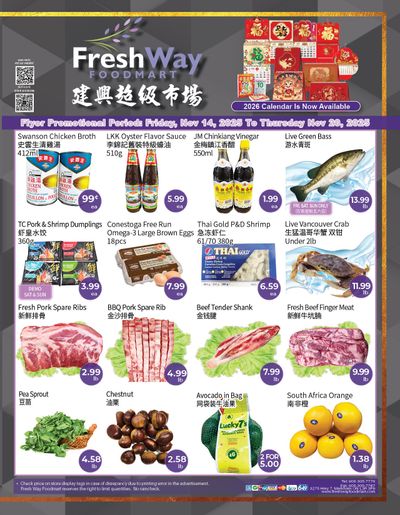 FreshWay Foodmart Flyer November 14 to 20