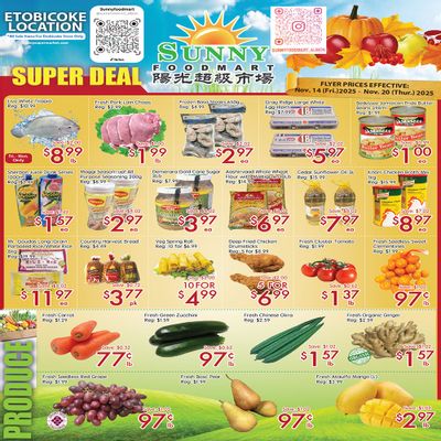 Sunny Foodmart (Etobicoke) Flyer November 14 to 20