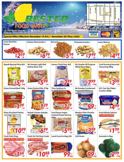 BestCo Food Mart (Etobicoke) Flyer November 14 to 20