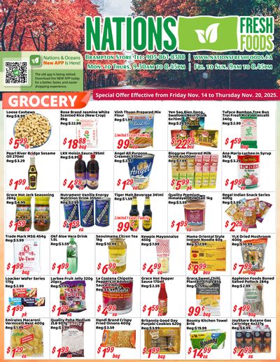 Nations Fresh Foods (Brampton) Flyer November 14 to 20