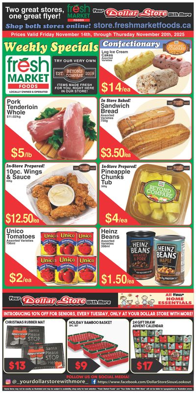 Fresh Market Foods Flyer November 14 to 20