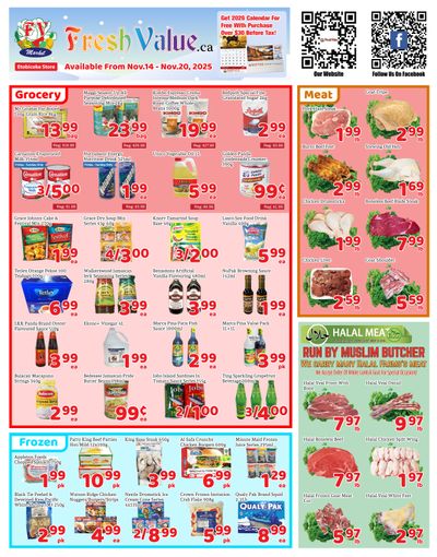 Fresh Value (Etobicoke) Flyer November 14 to 20