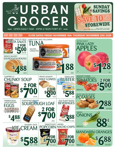 Urban Grocer Flyer November 14 to 20