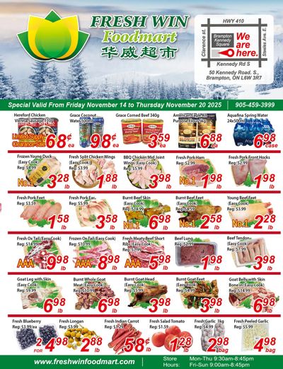 Fresh Win Foodmart Flyer November 14 to 20