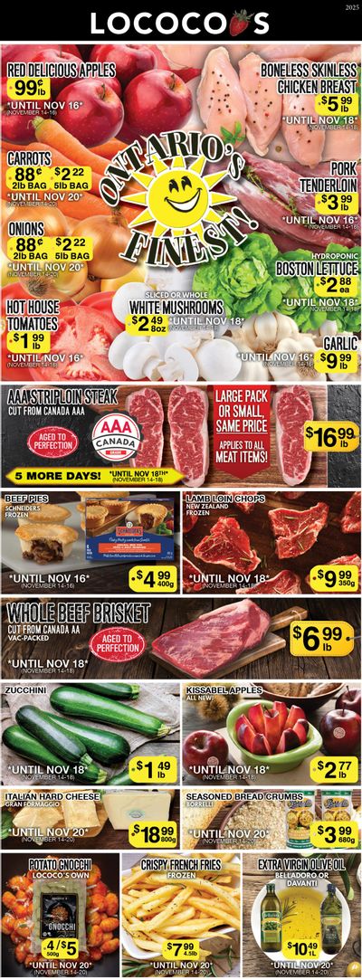 Lococo's Flyer November 14 to 18