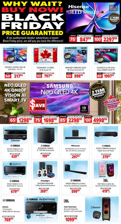 2001 Audio Video Flyer November 14 to 19
