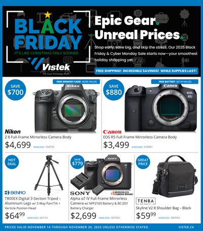 Vistek Flyer November 14 to 20