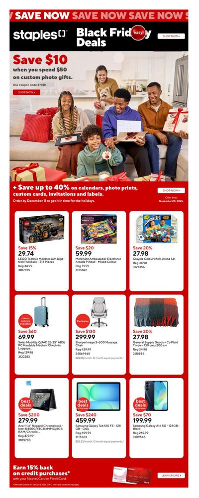 Staples Flyer November 14 to 20