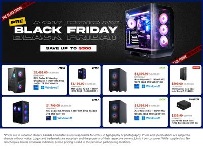 Canada Computers Flyer November 14 to 20
