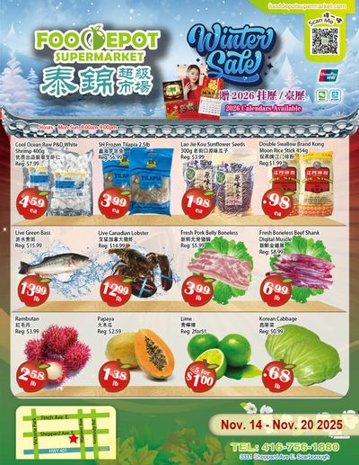 Food Depot Supermarket Flyer November 14 to 20