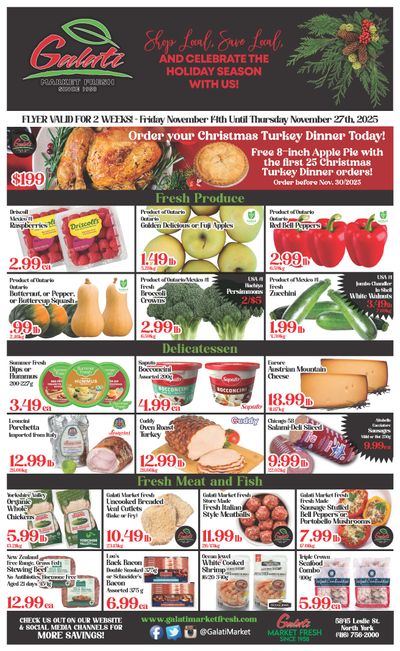 Galati Market Fresh Flyer November 14 to 27