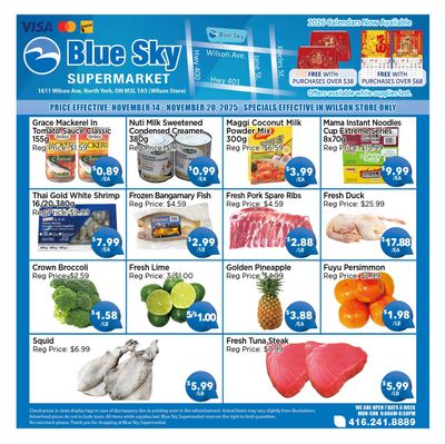 Blue Sky Supermarket (North York) Flyer November 14 to 20