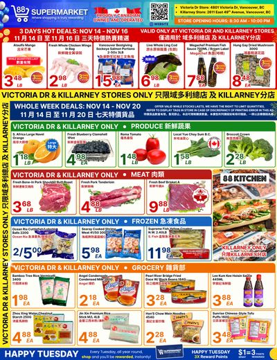 88 Supermarket Flyer November 14 to 20