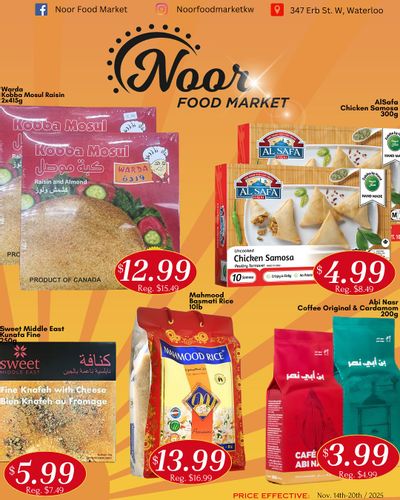 Noor Food Market Flyer November 14 to 20
