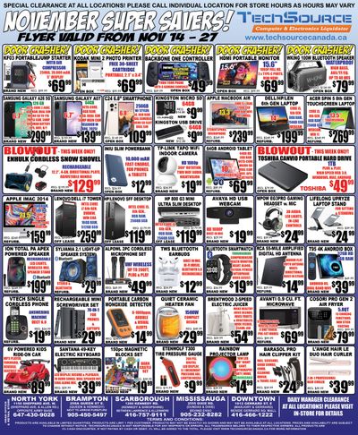 TechSource Flyer November 14 to 27