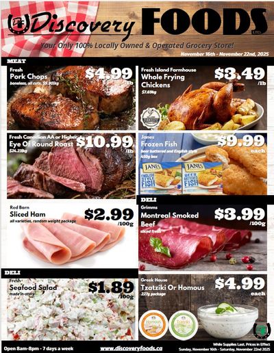 Discovery Foods Flyer November 16 to 22