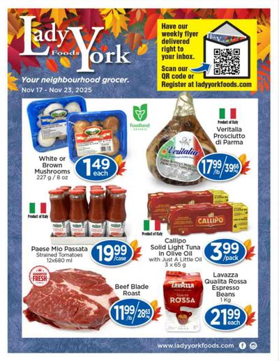 Lady York Foods Flyer November 17 to 23