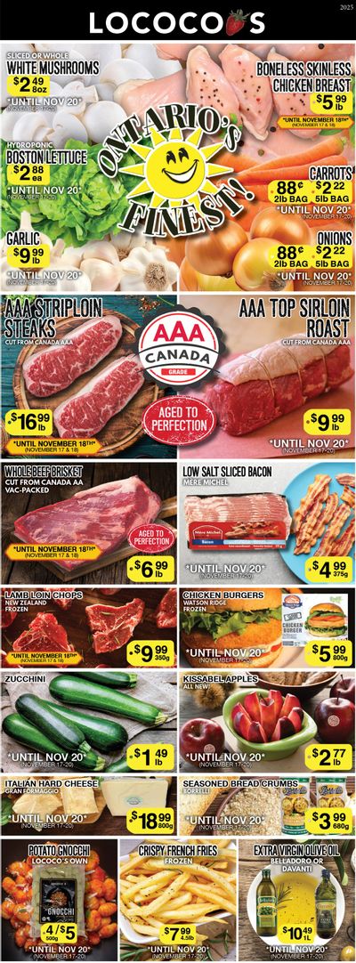Lococo's Flyer November 17 to 20