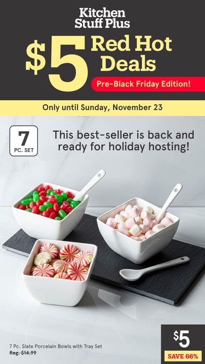 Kitchen Stuff Plus Red Hot Deals Flyer November 17 to 23