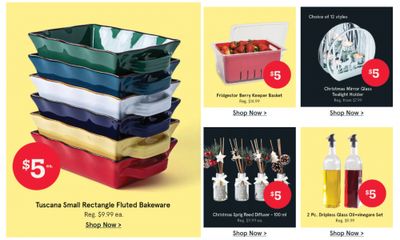 Kitchen Stuff Plus Canada Pre-Black Friday Sale $5 Red Hot Deals: Save up to 66% off