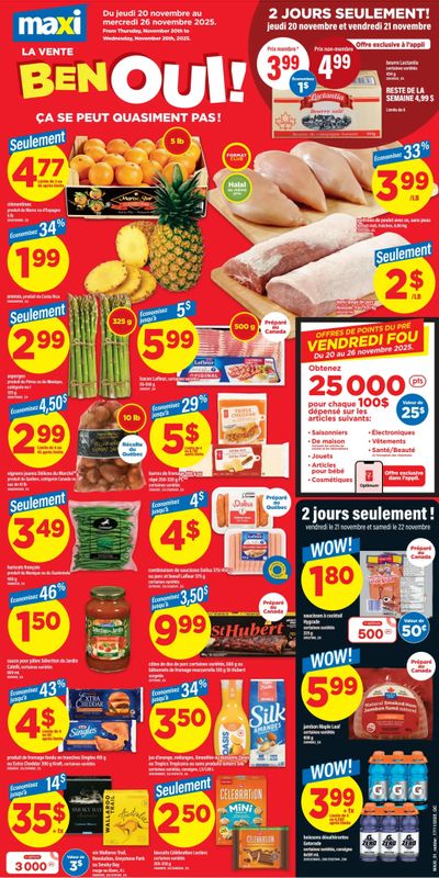 Maxi Flyer November 20 to 26