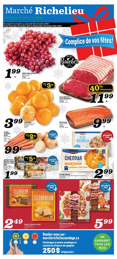 Marche Richelieu Flyer November 20 to 26