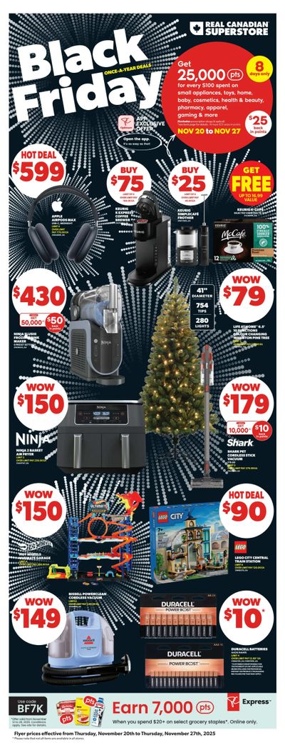 Real Canadian Superstore (West) Flyer November 20 to 27