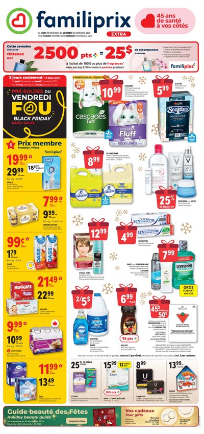 Familiprix Extra Flyer November 20 to 26
