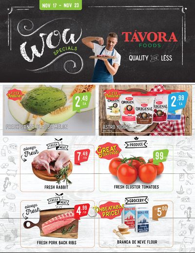 Tavora Foods Flyer November 17 to 23