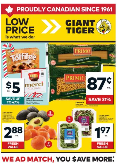 Giant Tiger Canada Flyer Deals November 19th – 25th