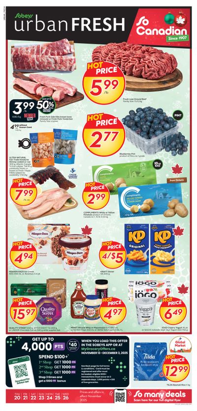 Sobeys Urban Fresh Flyer November 20 to 26