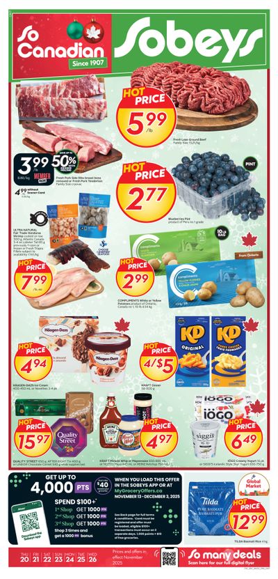 Sobeys (ON) Flyer November 20 to 26